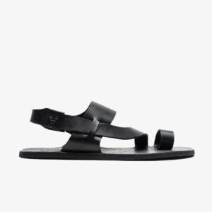 Vivobarefoot Opanka Sandal Damen, Schwarz, Größe UK 9