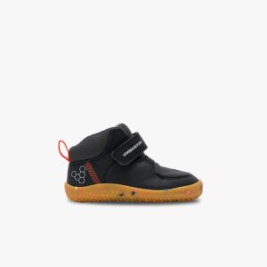 Vivobarefoot Primus Ludo Hi Toddlers Schuhe, Obsidian, Größe 23