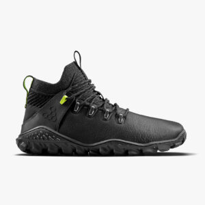 Vivobarefoot Magna Forest Esc Womens Boots, Obsidian-Neongrün, Größe 38