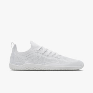 Vivobarefoot Primus Lite Knit Womens Shoes, Helles Weiß, Größe 43