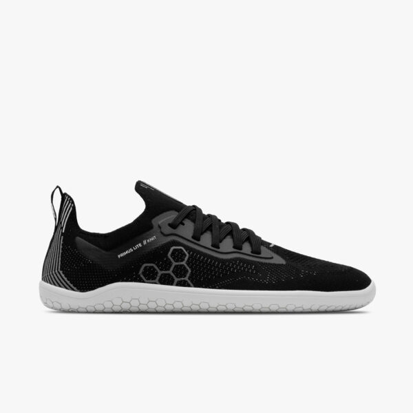 Vivobarefoot Primus Lite Knit Mens Shoes, Obsidian, Größe 44