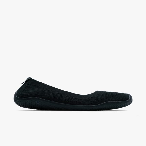 Vivobarefoot Asana Yin Ballerina Knit Womens Shoes, Obsidian, Größe 37
