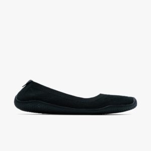 Vivobarefoot Asana Yin Ballerina Knit Womens Shoes, Obsidian, Größe 42