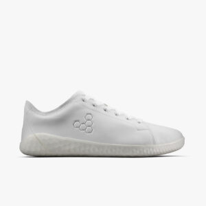 Vivobarefoot Geo Court IV Herren Barfußschuhe, Helles Weiß, Größe 40