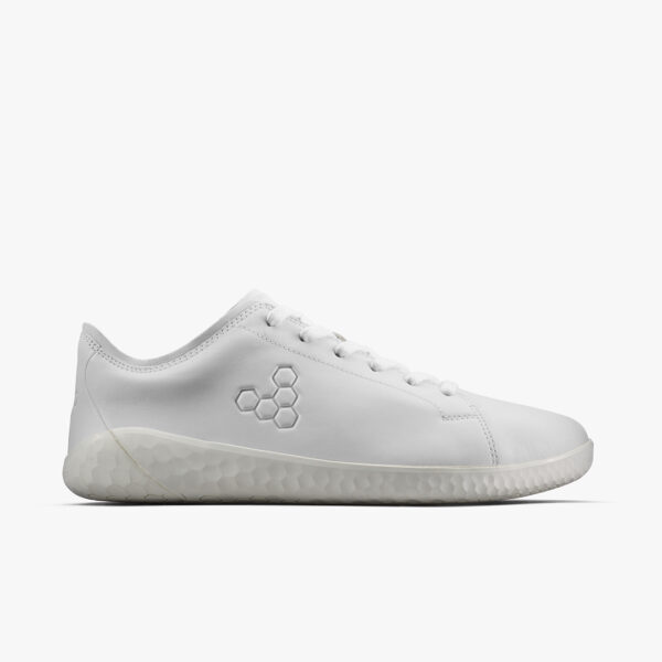 Vivobarefoot Geo Court IV Herren Barfußschuhe, Helles Weiß, Größe 48