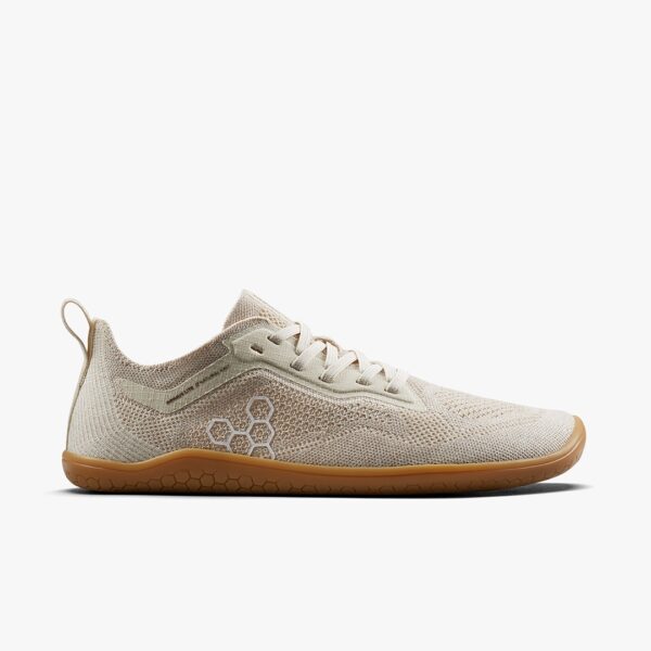 Vivobarefoot Primus Lite Knit Natural Herren Barfußschuhe, Coconut, Größe 49