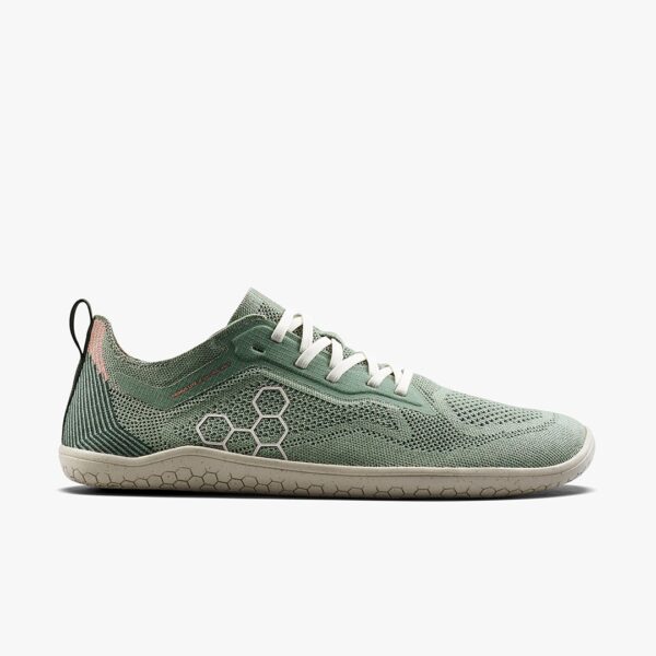Vivobarefoot Primus Lite Knit Natural Herren Barfußschuhe, Dusty Green, Größe 48