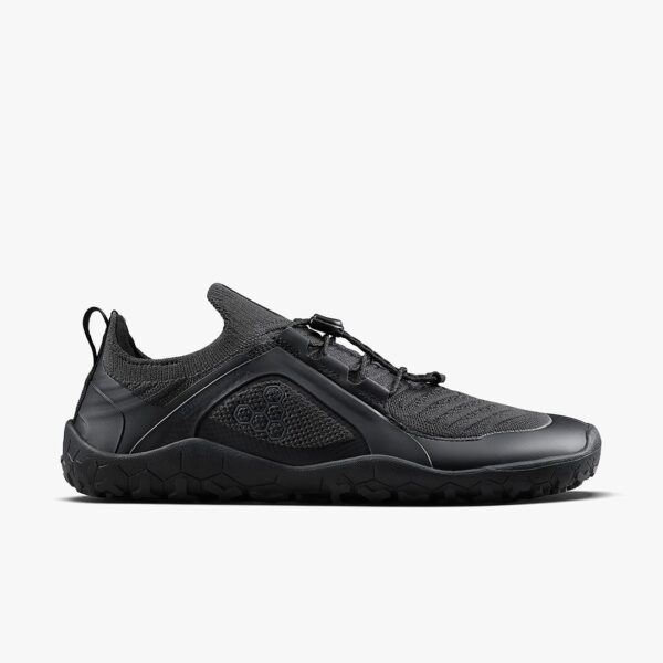 Vivobarefoot Primus Trail Knit FG Herren Barfußschuhe, Obsidian, Größe 46