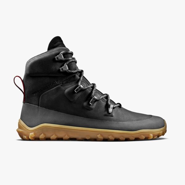 Vivobarefoot Tracker Leather AT Herren Barfußschuhe, Obsidian, Größe 44