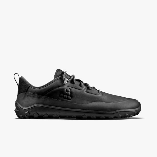 Vivobarefoot Tracker Leather Low Herren Barfußschuhe, Obsidian, Größe 40