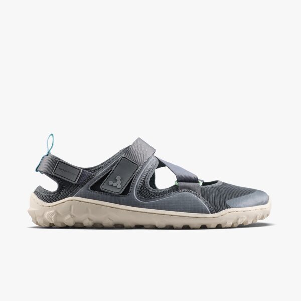 Vivobarefoot Tracker Sandal Herren, Dark Shadow, Größe 44
