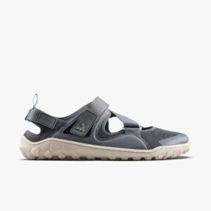 Vivobarefoot Tracker Sandal Herren, Dark Shadow, Größe 47