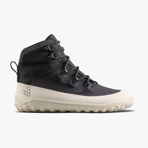 Vivobarefoot Tracker Textile AT Herren Barfußschuhe, Obsidian-Weiß, Größe 43